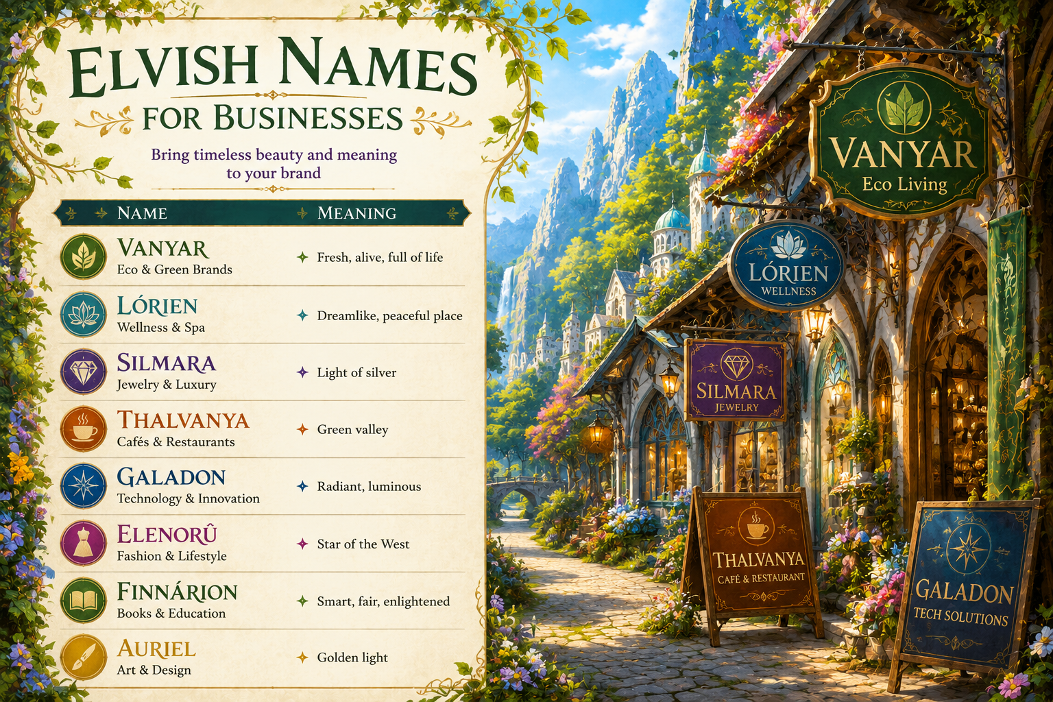 Elvish Names For Brands
