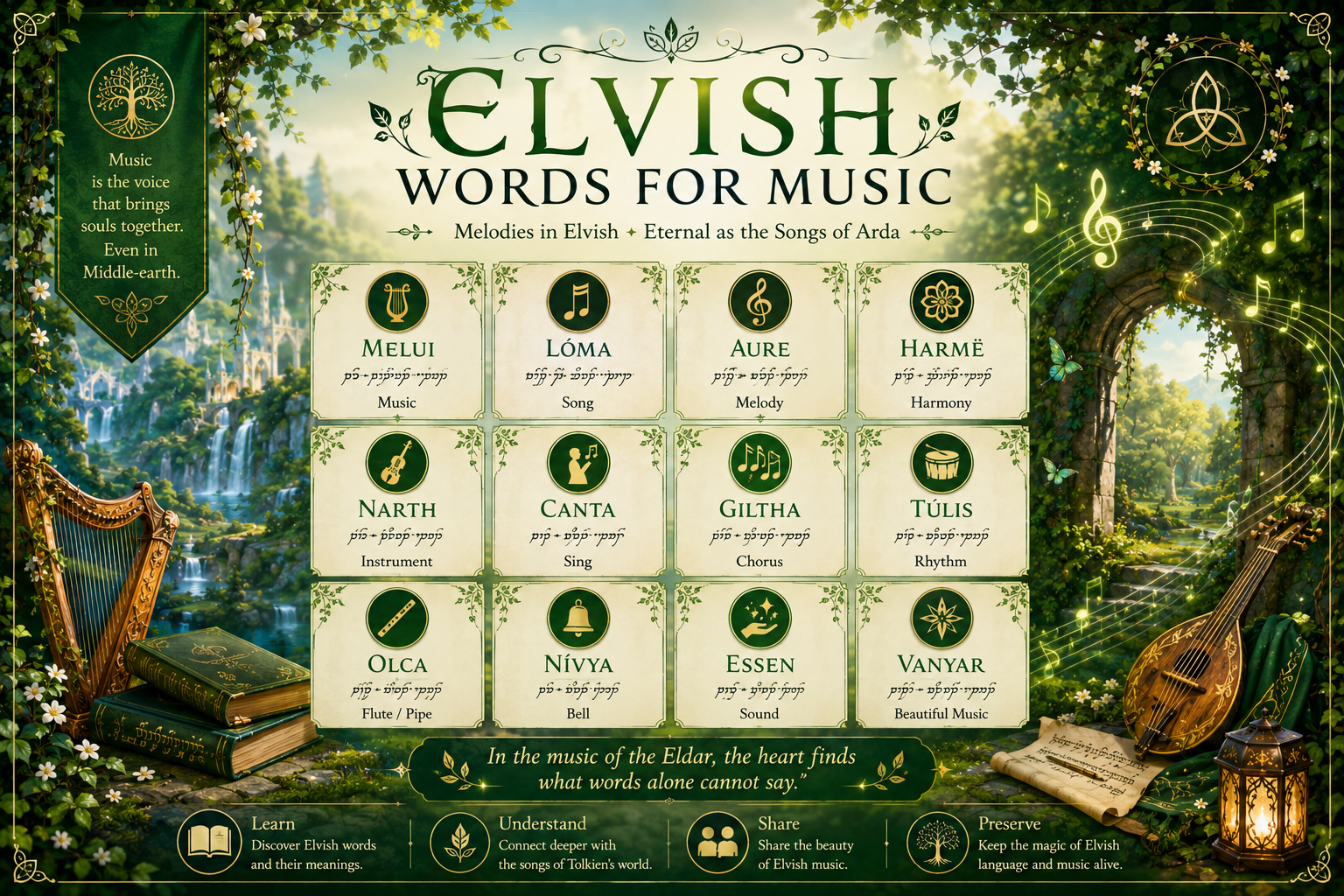 Elvish Words For songs