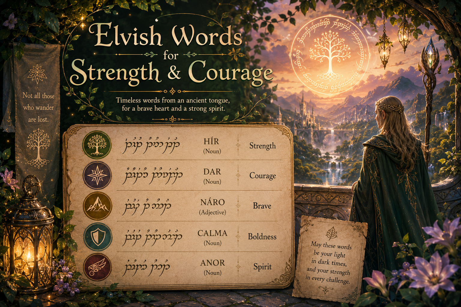 Elvish Words Strength