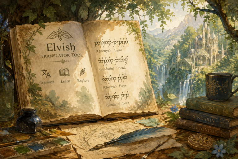 Best Elvish Translator Tool