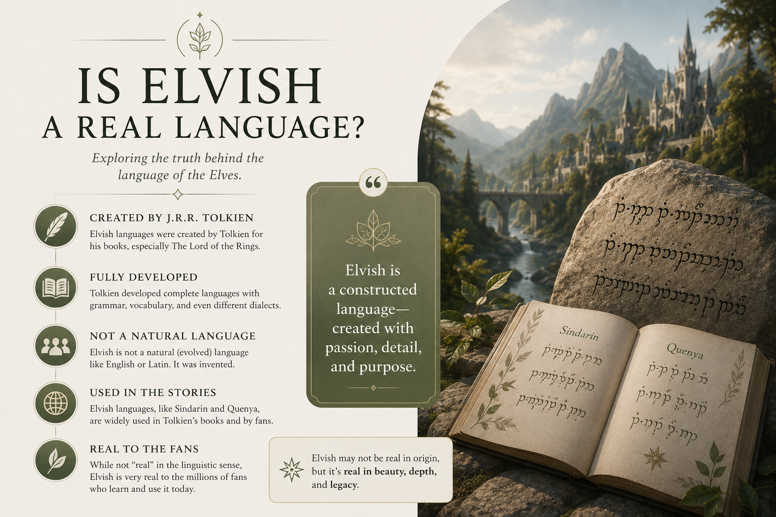 elvish real language