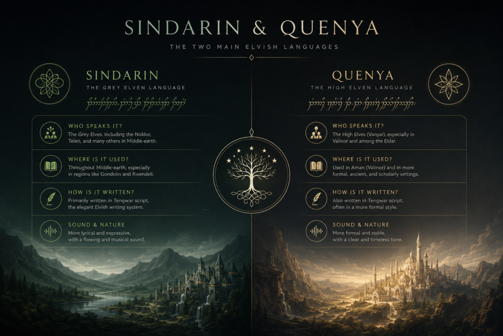 sindarin vs quenya
