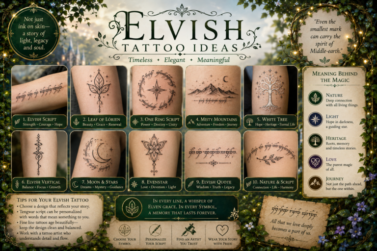 Elvish Tattoo Ideas